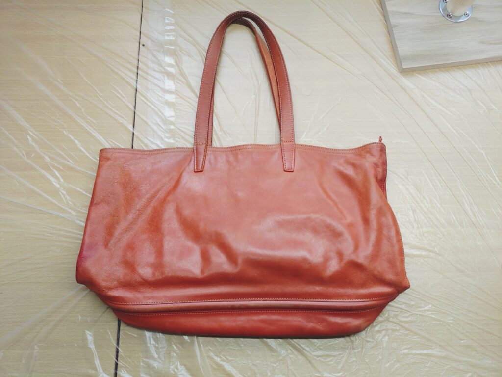 熊本市のお客様「トートバック」全体リペア+リカラー